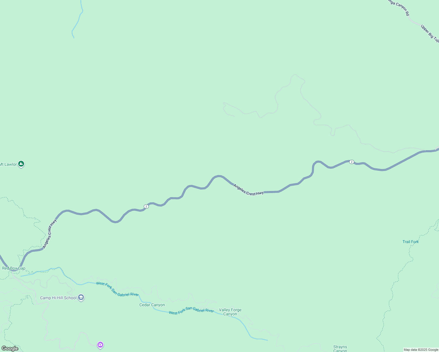 map of restaurants, bars, coffee shops, grocery stores, and more near Angeles Crest Highway in Palmdale