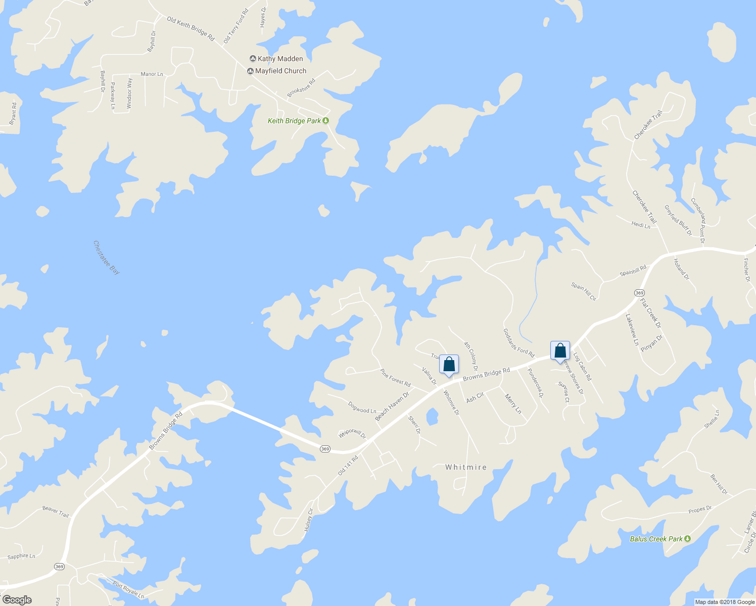 map of restaurants, bars, coffee shops, grocery stores, and more near 5450 Pine Forest Road in Gainesville