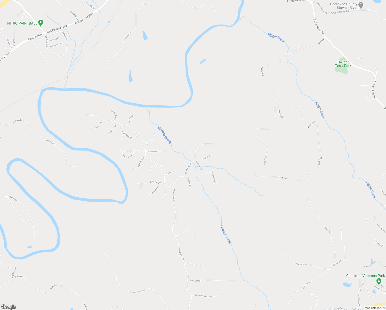 map of restaurants, bars, coffee shops, grocery stores, and more near 701 Conley Drive in Canton