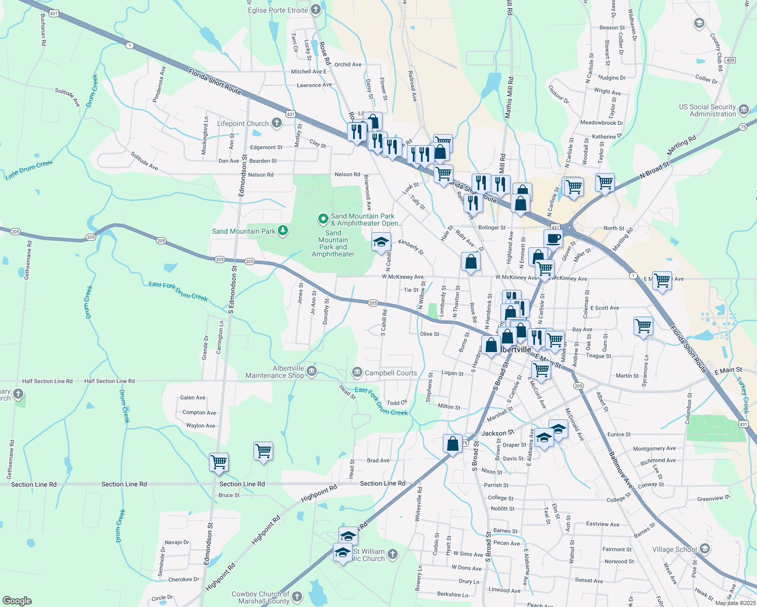 West Main Street, Albertville AL Walk Score