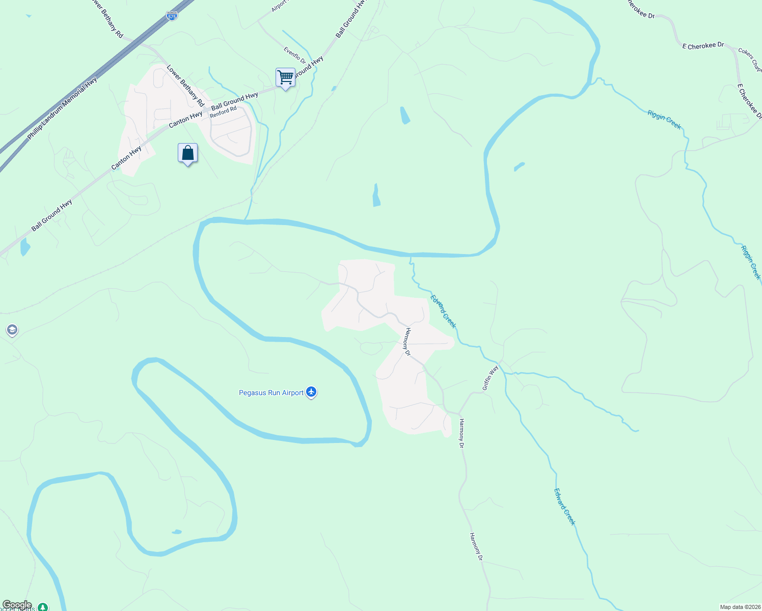 map of restaurants, bars, coffee shops, grocery stores, and more near 203 Gordon Circle in Canton