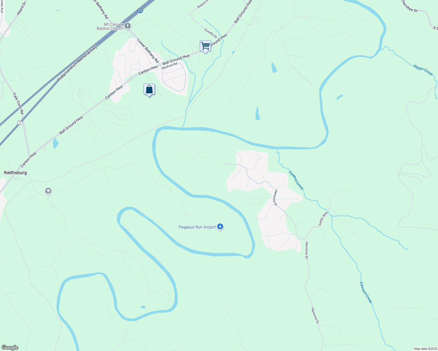 map of restaurants, bars, coffee shops, grocery stores, and more near 311 Troup Court in Canton