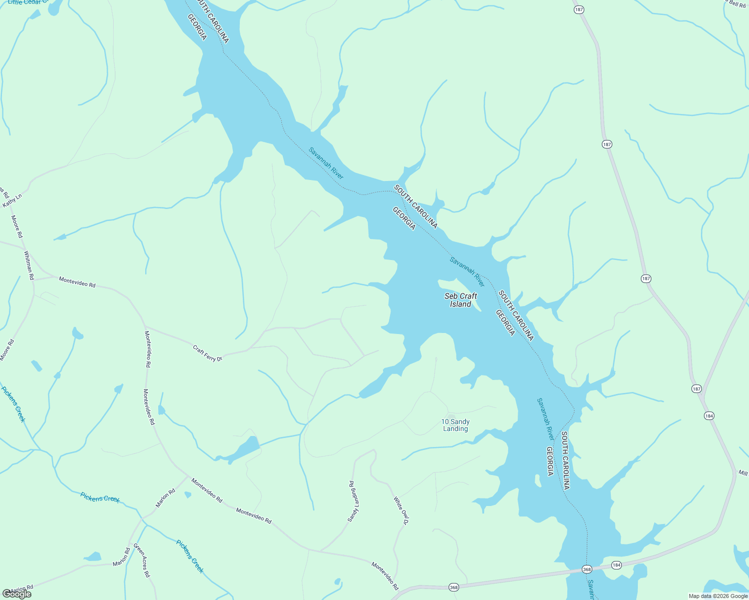 map of restaurants, bars, coffee shops, grocery stores, and more near 2474 Montevideo Road in Elberton