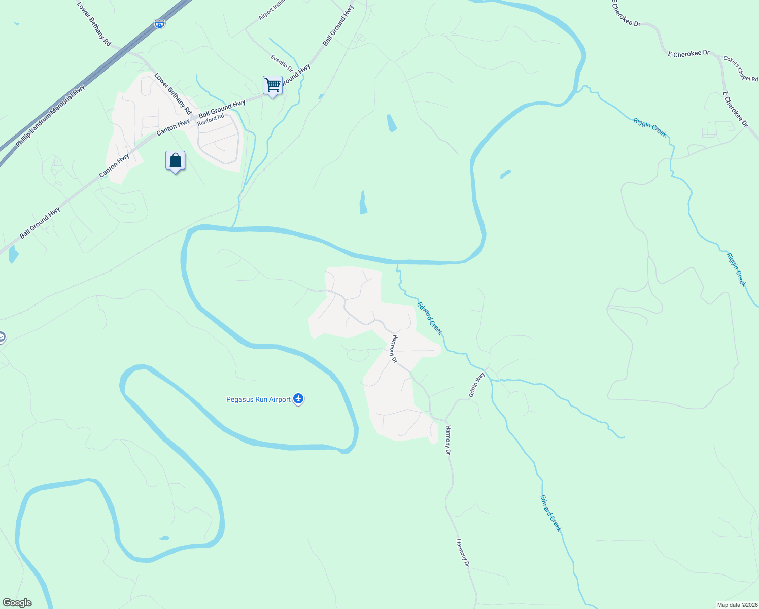 map of restaurants, bars, coffee shops, grocery stores, and more near 204 Gordon Circle in Canton