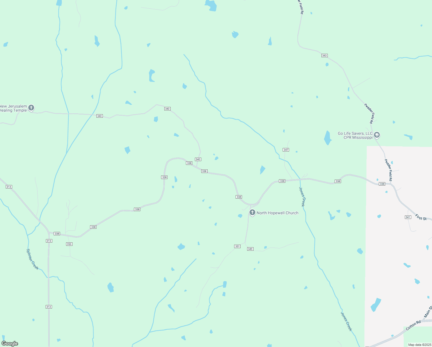 map of restaurants, bars, coffee shops, grocery stores, and more near 26 County Road 338 in Taylor