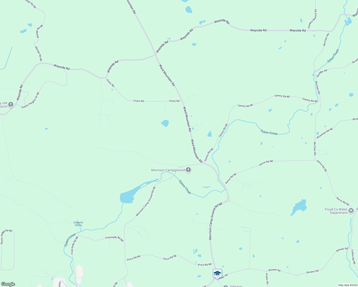 map of restaurants, bars, coffee shops, grocery stores, and more near 159 Ward Mountain Road in Rome