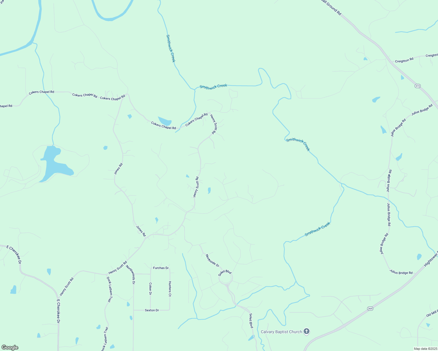 map of restaurants, bars, coffee shops, grocery stores, and more near 2210 Heath Drive in Ball Ground