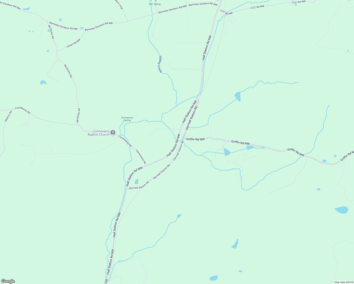 map of restaurants, bars, coffee shops, grocery stores, and more near 509 Hall Station Rd NW in Kingston