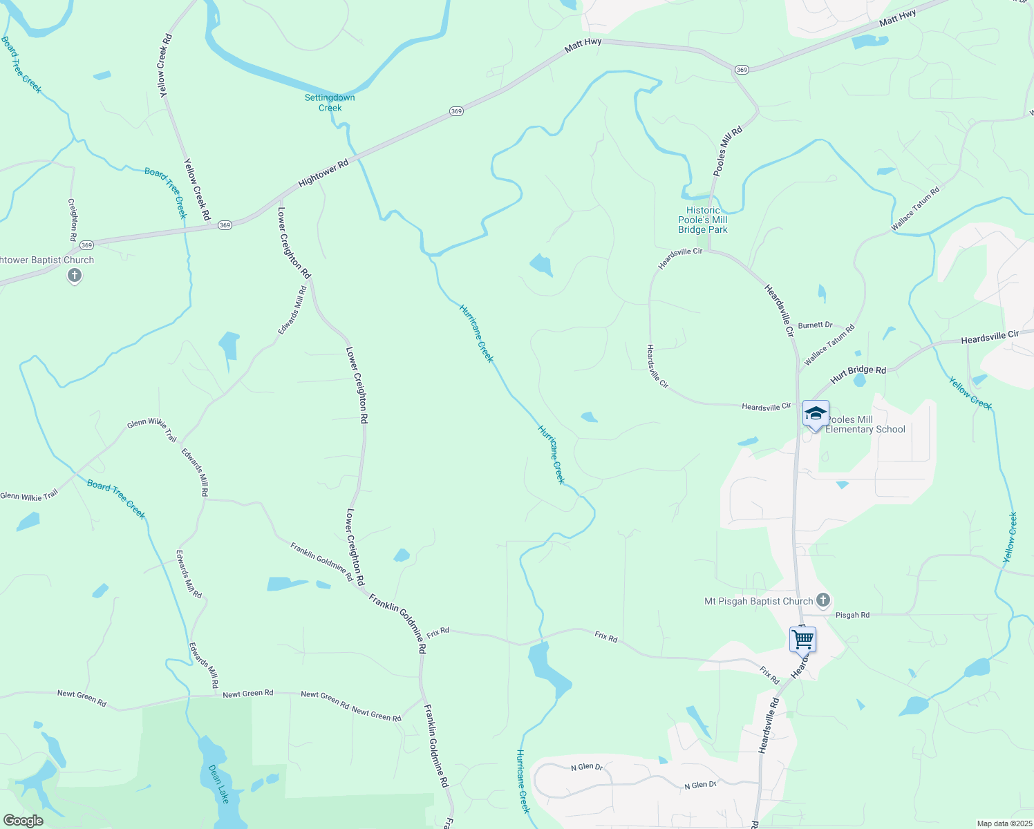 map of restaurants, bars, coffee shops, grocery stores, and more near 8555 WoodLand Brooke Trail in Cumming