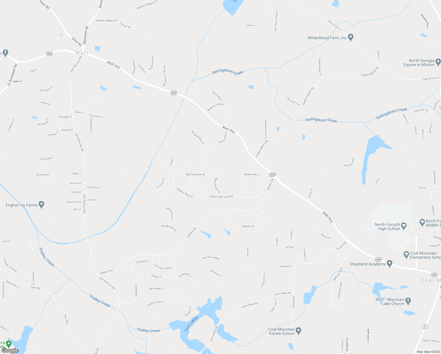 map of restaurants, bars, coffee shops, grocery stores, and more near 7220 Berry Patch Drive in Cumming