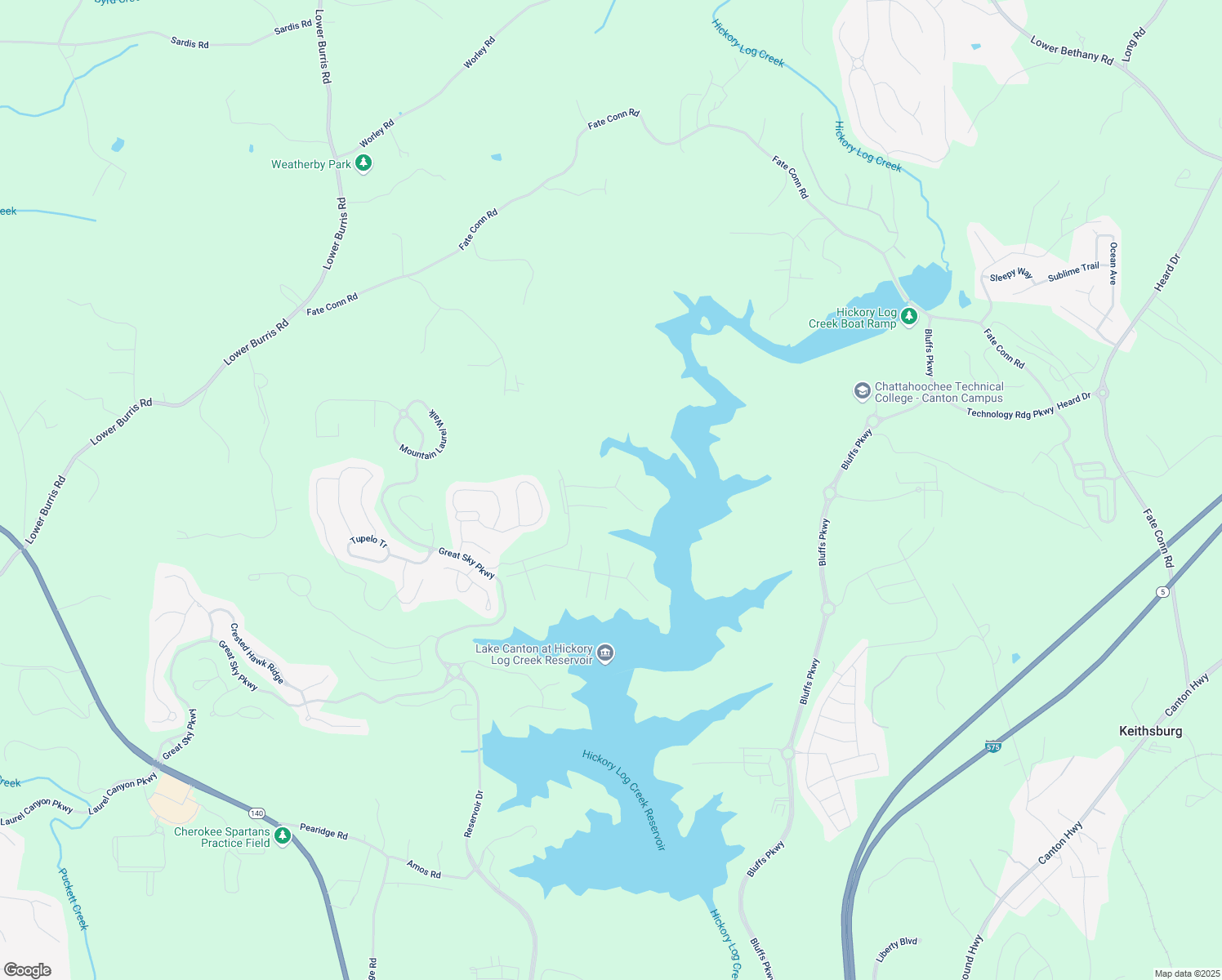 map of restaurants, bars, coffee shops, grocery stores, and more near 2054 Ripple Park Bend in Canton
