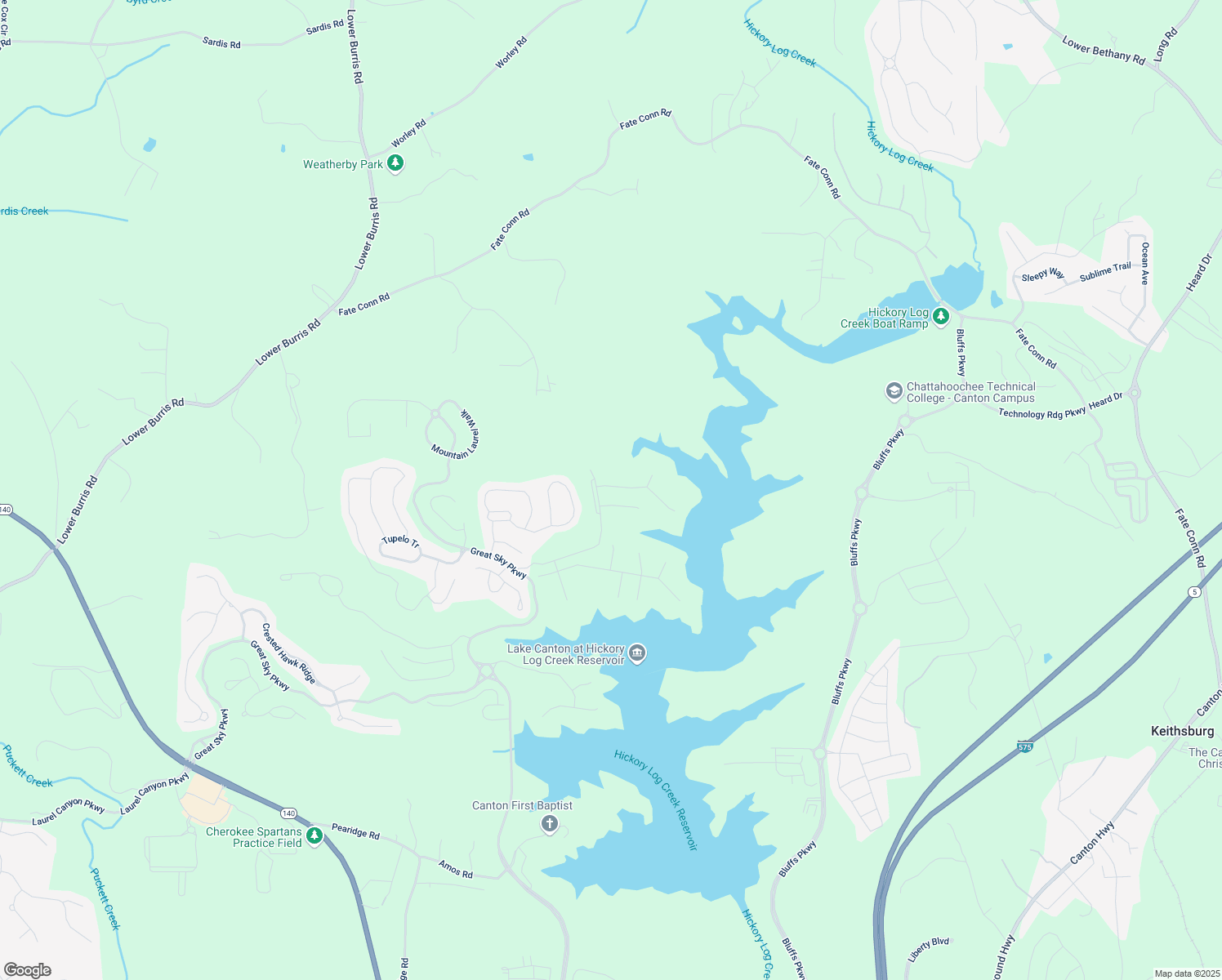 map of restaurants, bars, coffee shops, grocery stores, and more near 2012 Ripple Park Bend in Canton