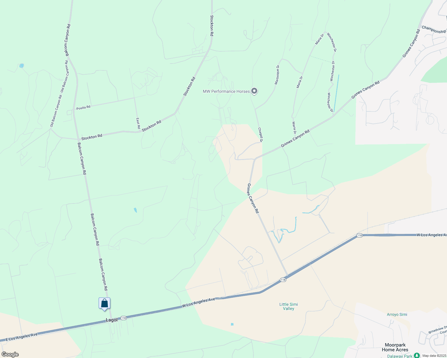 map of restaurants, bars, coffee shops, grocery stores, and more near Manzanillo Drive in Ventura County