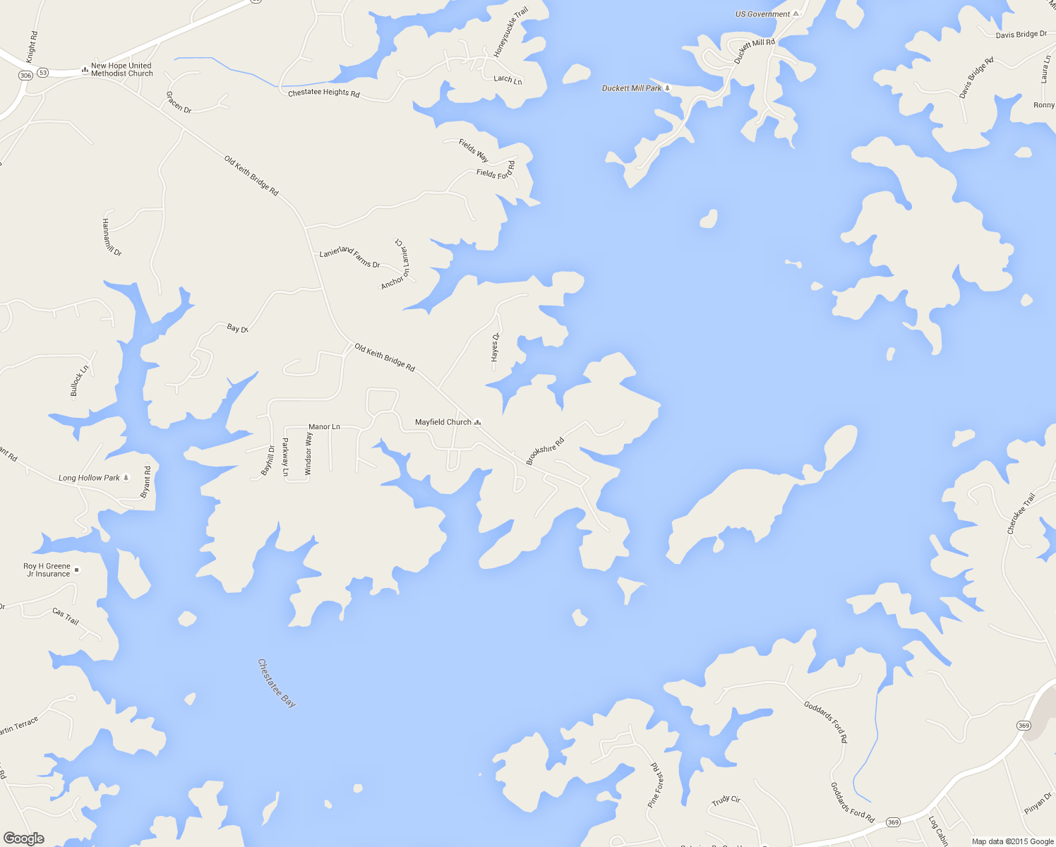 map of restaurants, bars, coffee shops, grocery stores, and more near 9095 Old Keith Bridge Rd in Gainesville