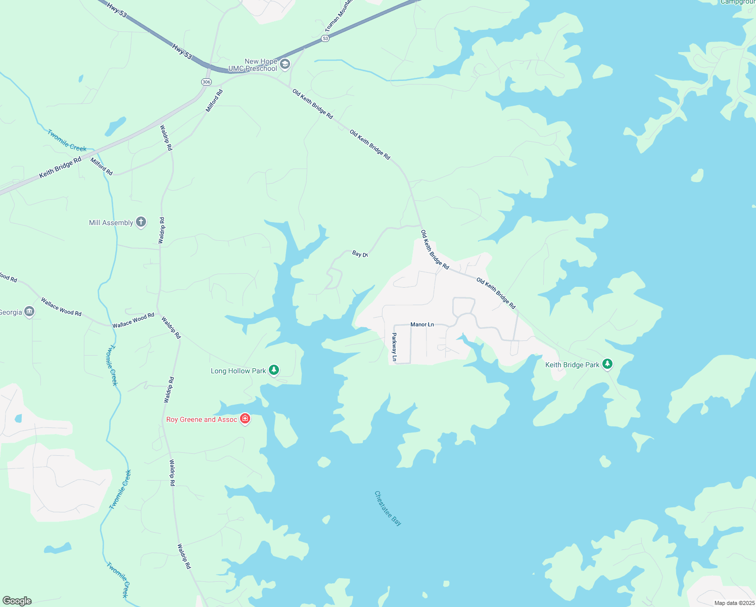 map of restaurants, bars, coffee shops, grocery stores, and more near 8840 Bayhill Drive in Gainesville