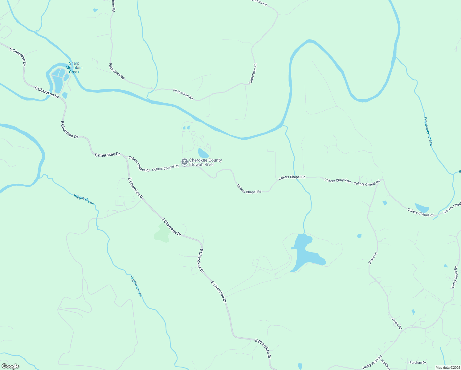 map of restaurants, bars, coffee shops, grocery stores, and more near 1148 Cokers Chapel Road in Ball Ground