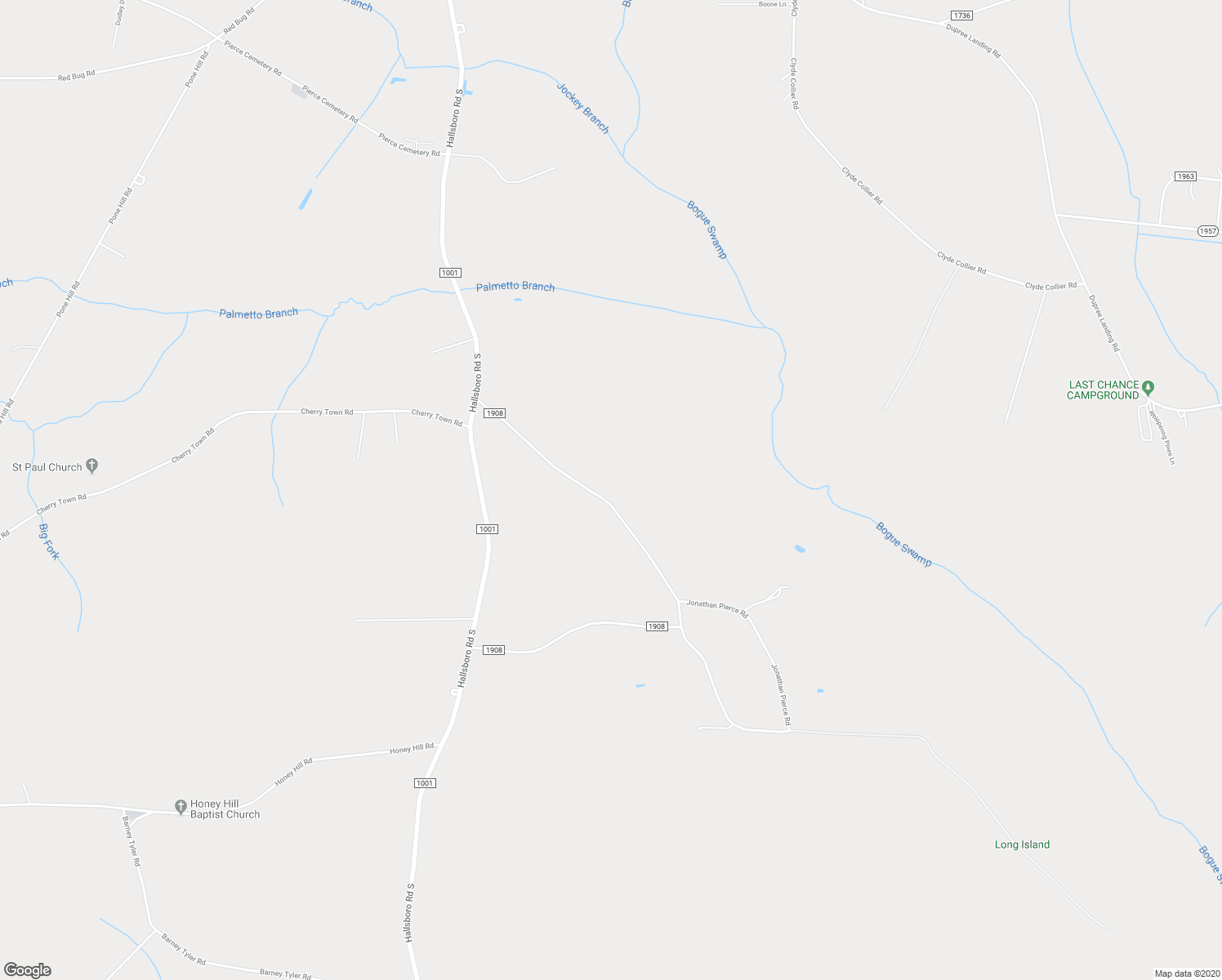 map of restaurants, bars, coffee shops, grocery stores, and more near 457 Elbow Road in Hallsboro