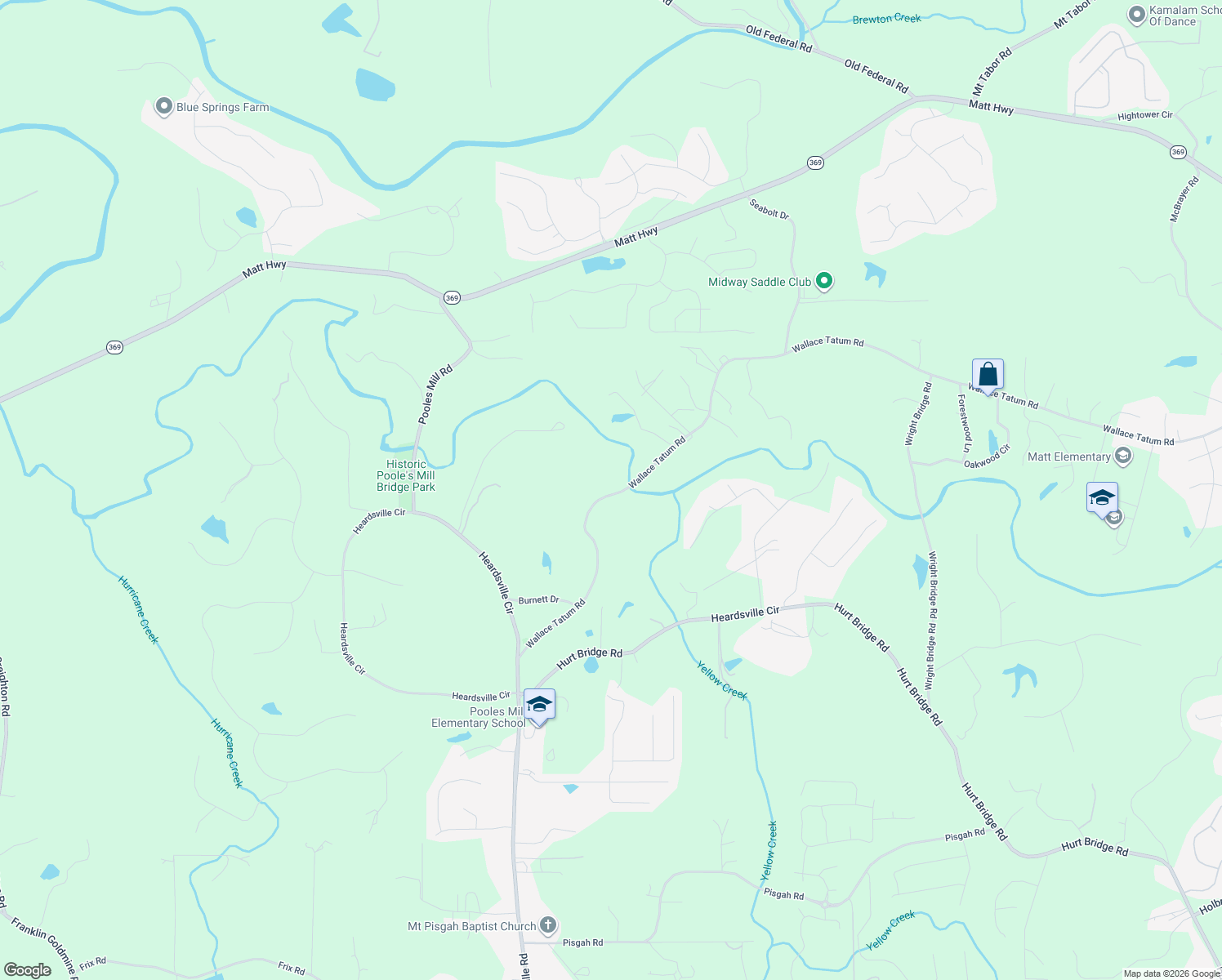 map of restaurants, bars, coffee shops, grocery stores, and more near 8620 Wallace Tatum Rd in Cumming