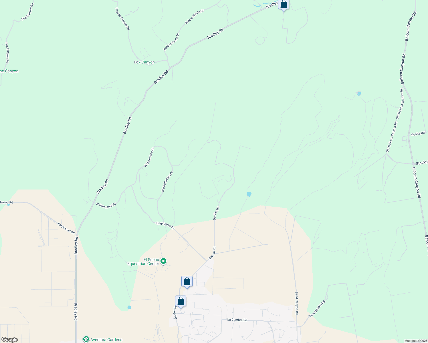 map of restaurants, bars, coffee shops, grocery stores, and more near 6150 Baja Vista Drive in Somis