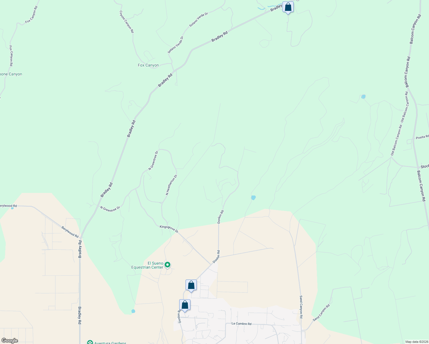 map of restaurants, bars, coffee shops, grocery stores, and more near 6150 Baja Vista Drive in Somis