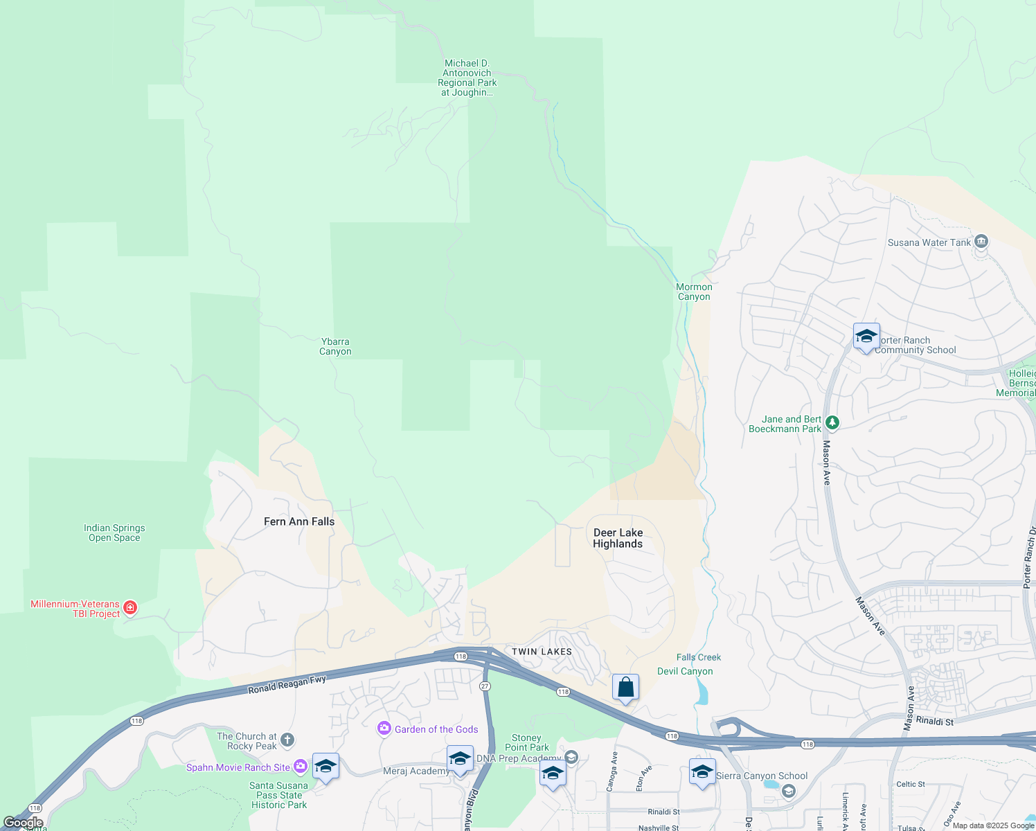map of restaurants, bars, coffee shops, grocery stores, and more near Curaco TR in Los Angeles County