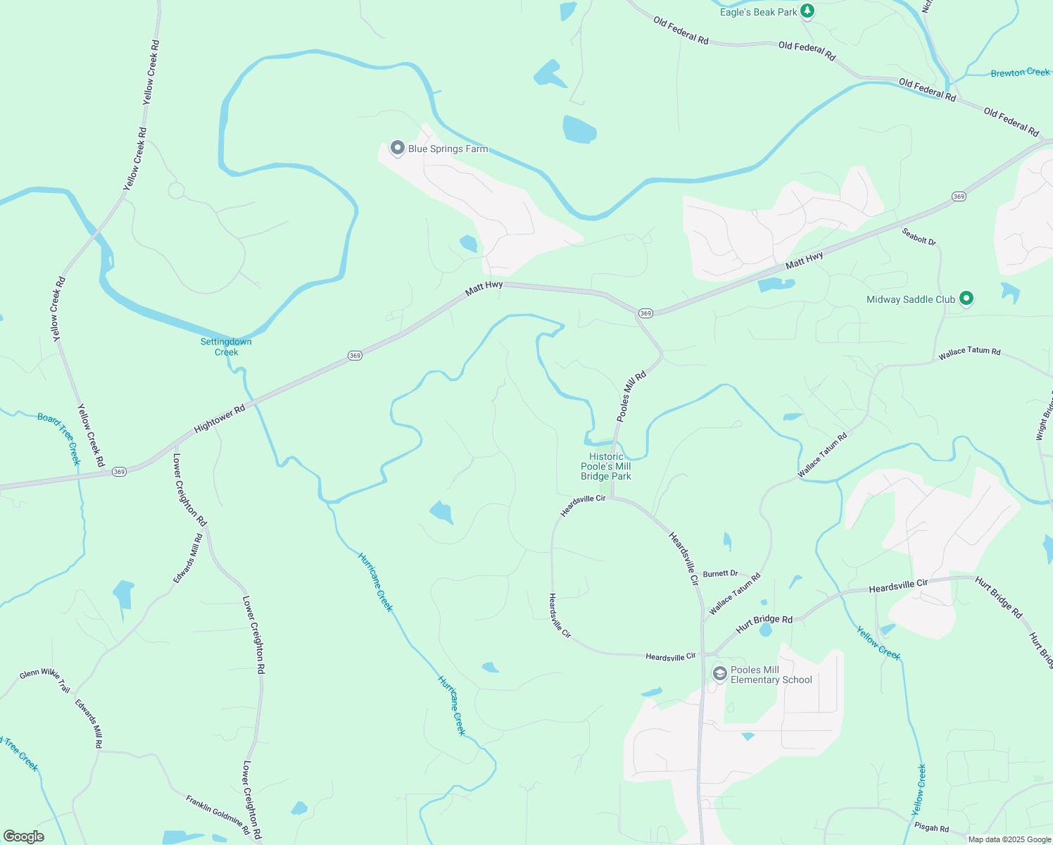 map of restaurants, bars, coffee shops, grocery stores, and more near 7985 Thunder River Way in Cumming