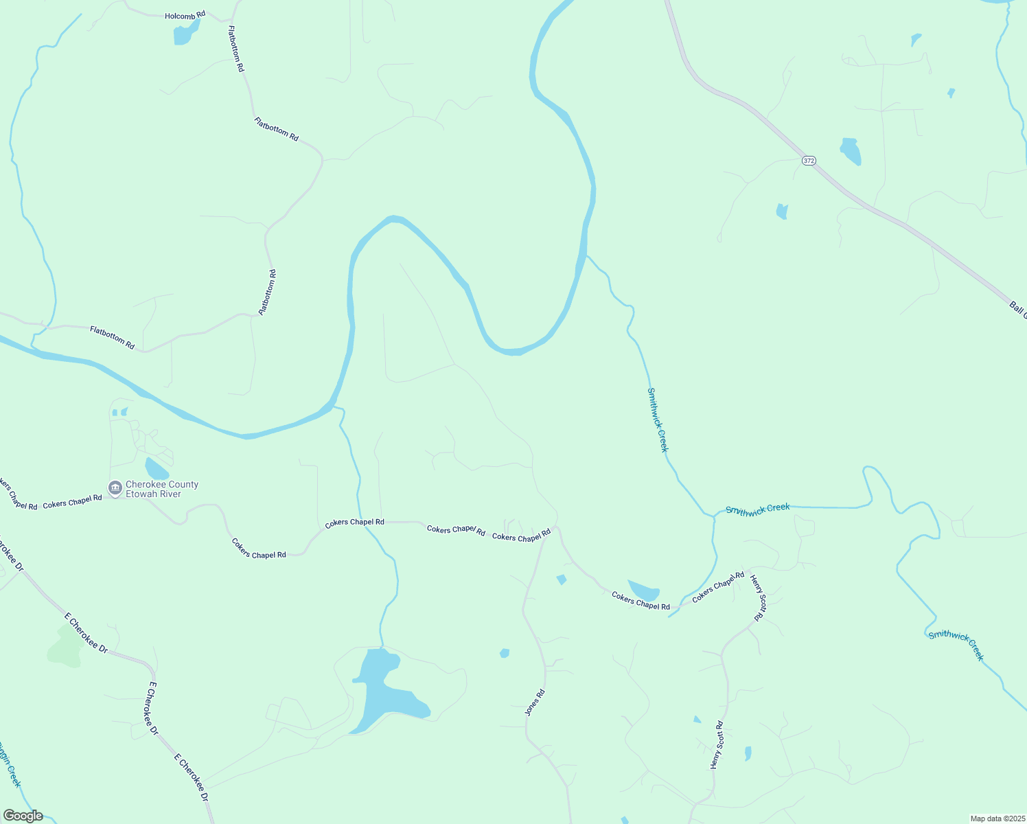 map of restaurants, bars, coffee shops, grocery stores, and more near 1312 Darby Ford Lane in Ball Ground