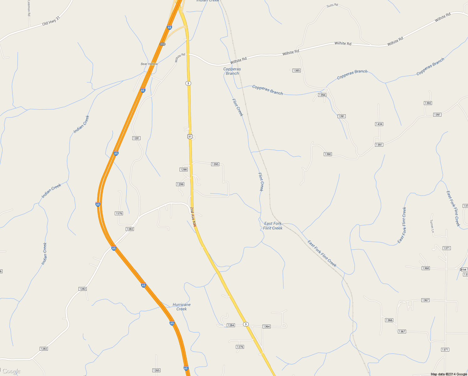 map of restaurants, bars, coffee shops, grocery stores, and more near 23252 U.S. 31 in Falkville