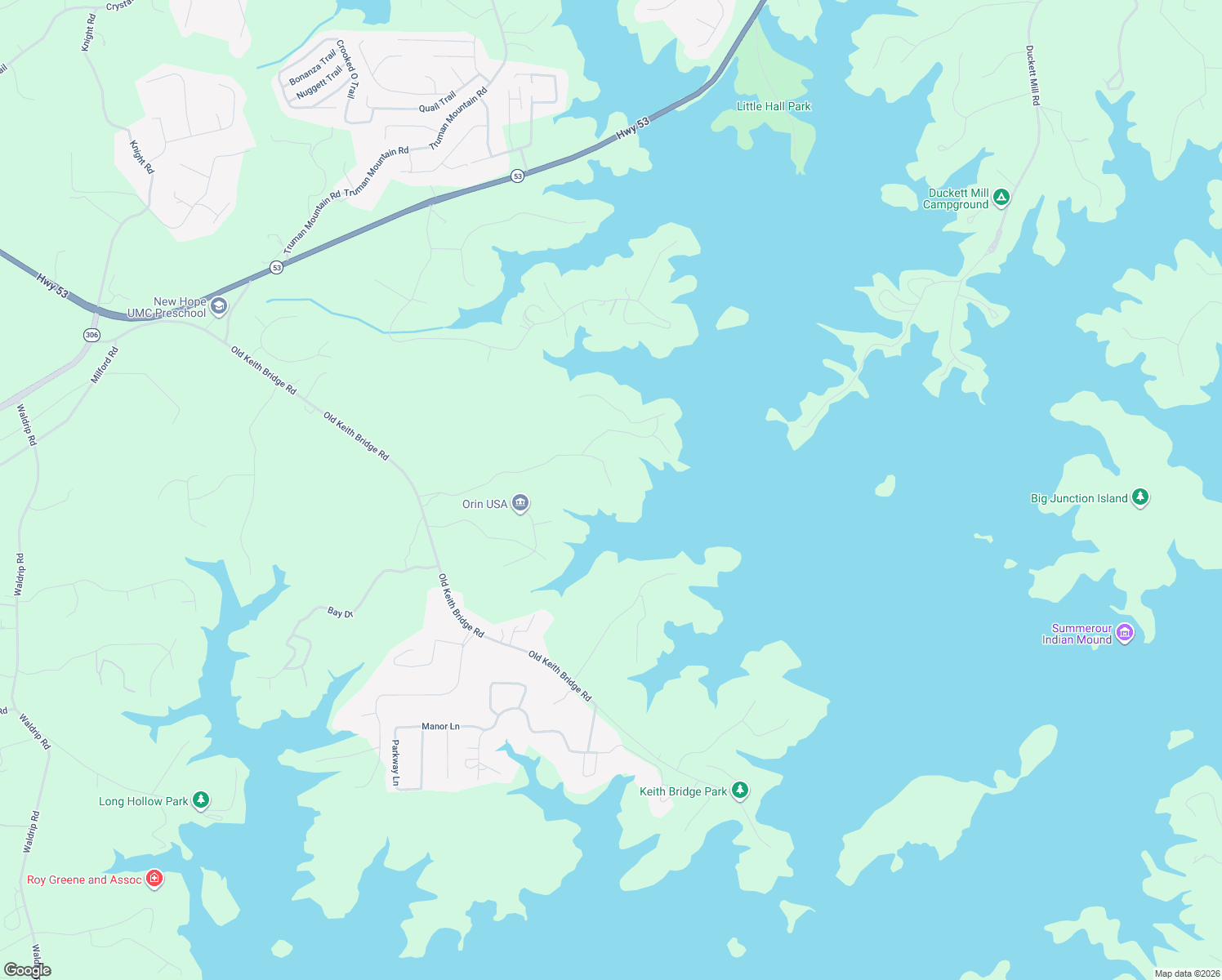 map of restaurants, bars, coffee shops, grocery stores, and more near 8680 Fields Lane in Gainesville