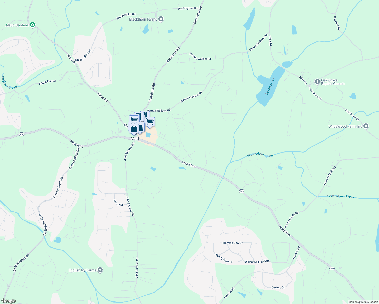map of restaurants, bars, coffee shops, grocery stores, and more near 5405 Coltman Drive in Cumming