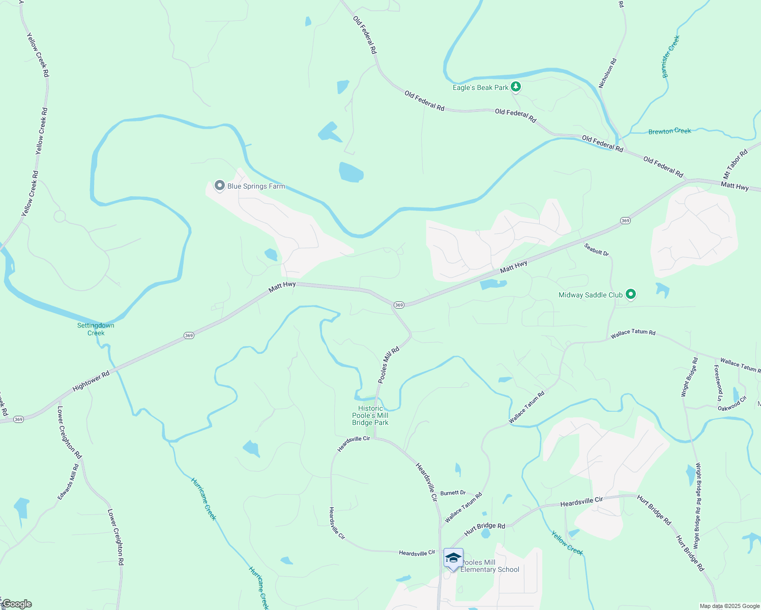 map of restaurants, bars, coffee shops, grocery stores, and more near 8010 Scudder Way in Ball Ground