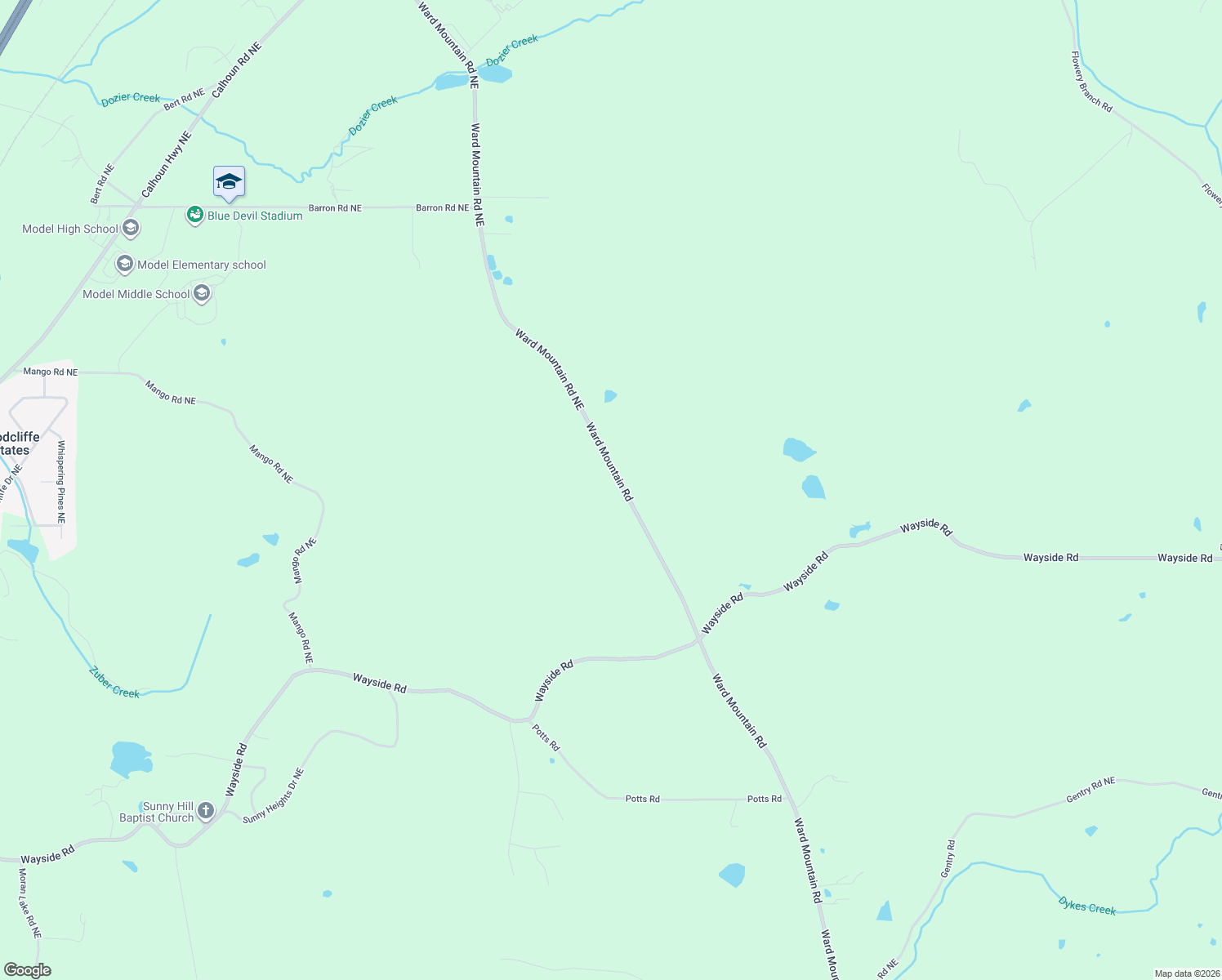 map of restaurants, bars, coffee shops, grocery stores, and more near 919 Ward Mountain Road Northeast in Kingston