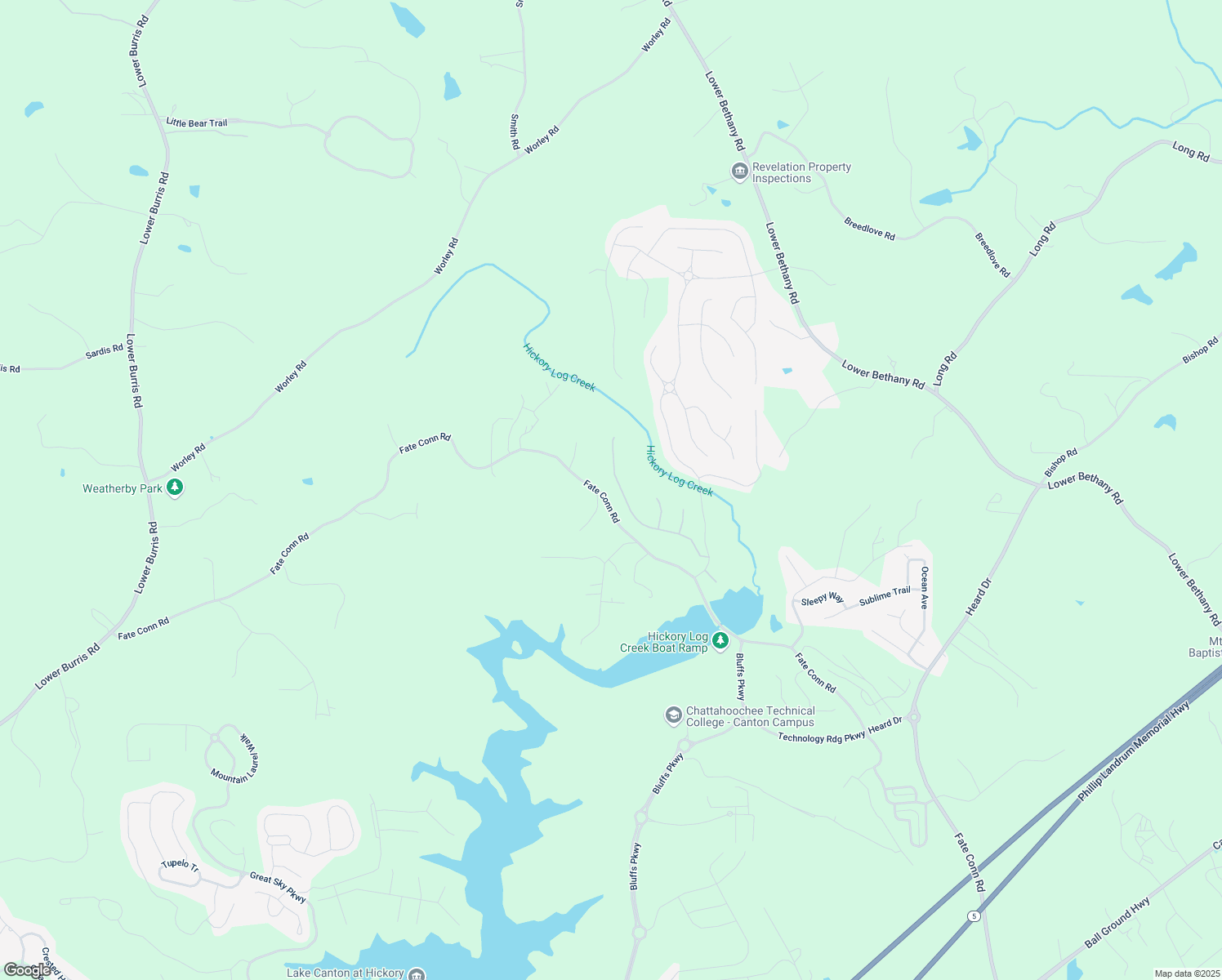 map of restaurants, bars, coffee shops, grocery stores, and more near 151 Rolling Hills Place in Canton