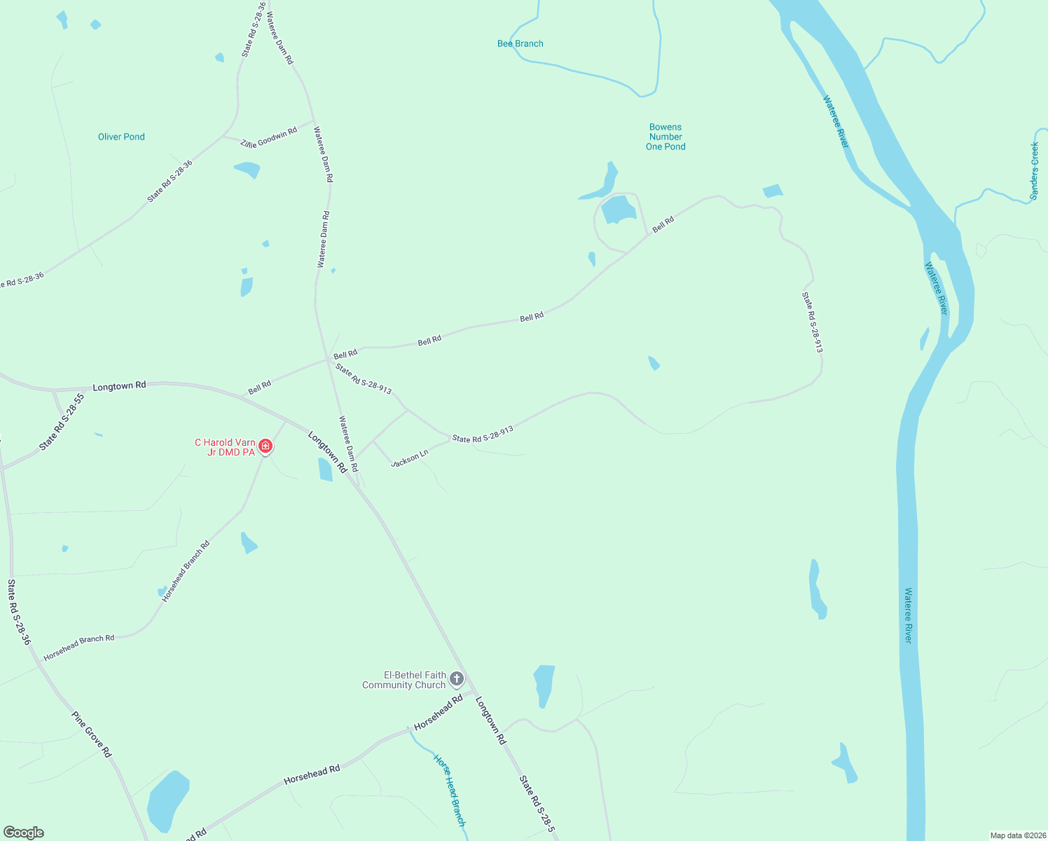 map of restaurants, bars, coffee shops, grocery stores, and more near 1050 State Road S-28-913 in Lugoff