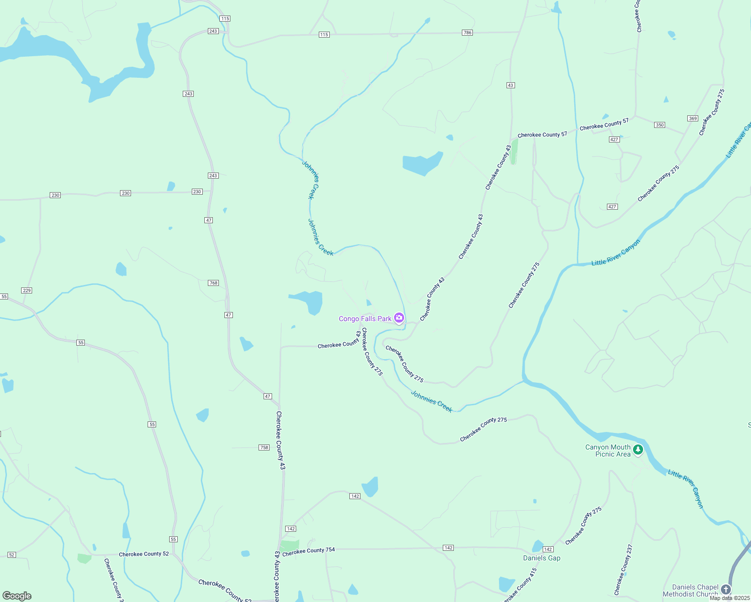 map of restaurants, bars, coffee shops, grocery stores, and more near 3869 County Road 275 in Fort Payne