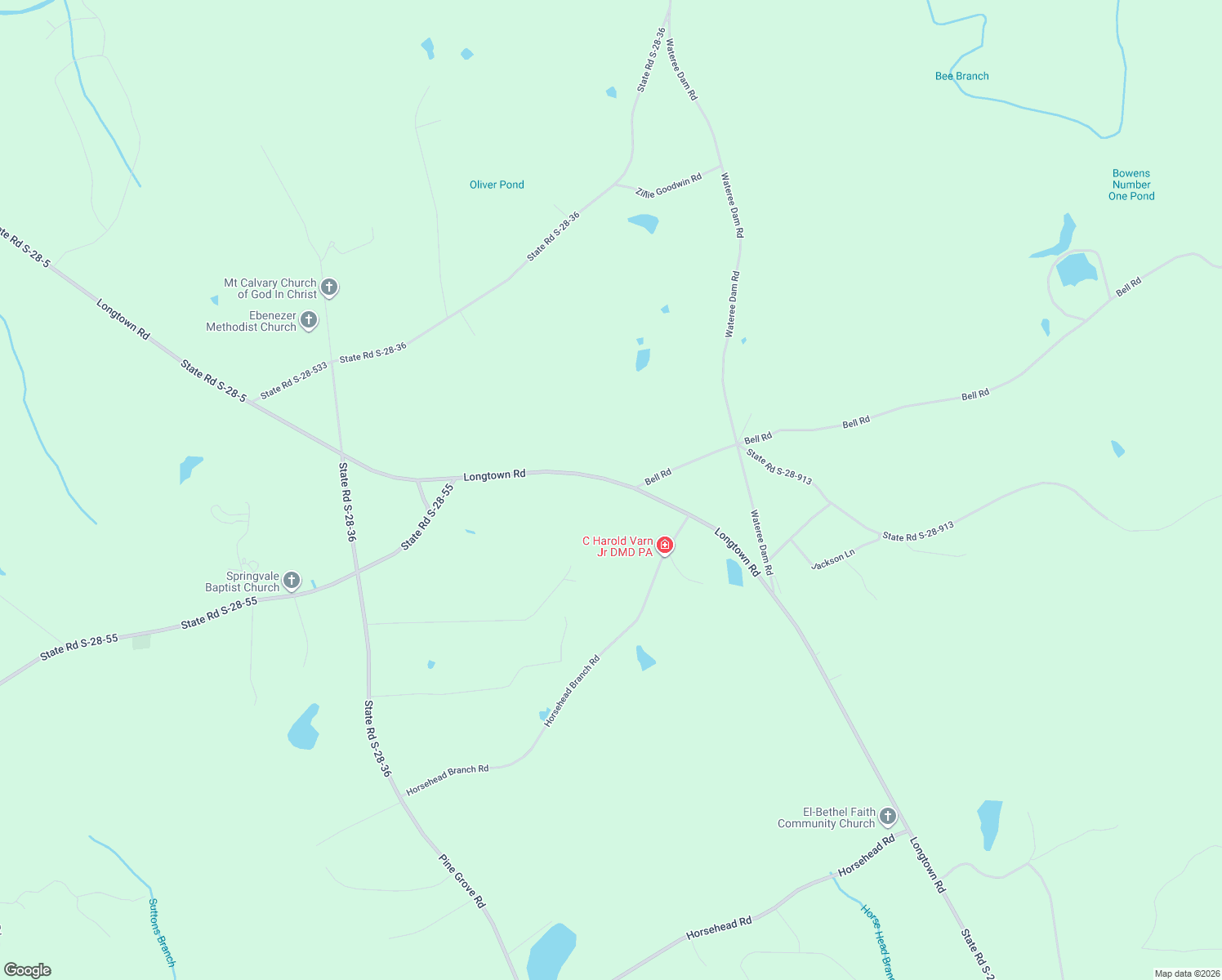 map of restaurants, bars, coffee shops, grocery stores, and more near 1201 Longtown Road in Lugoff