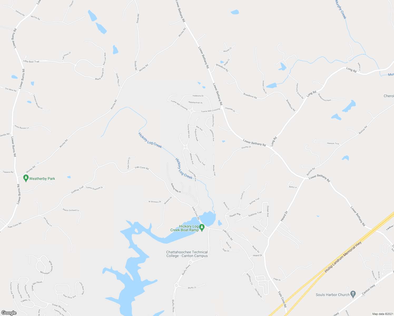 map of restaurants, bars, coffee shops, grocery stores, and more near 814 Commerce Trail in Canton