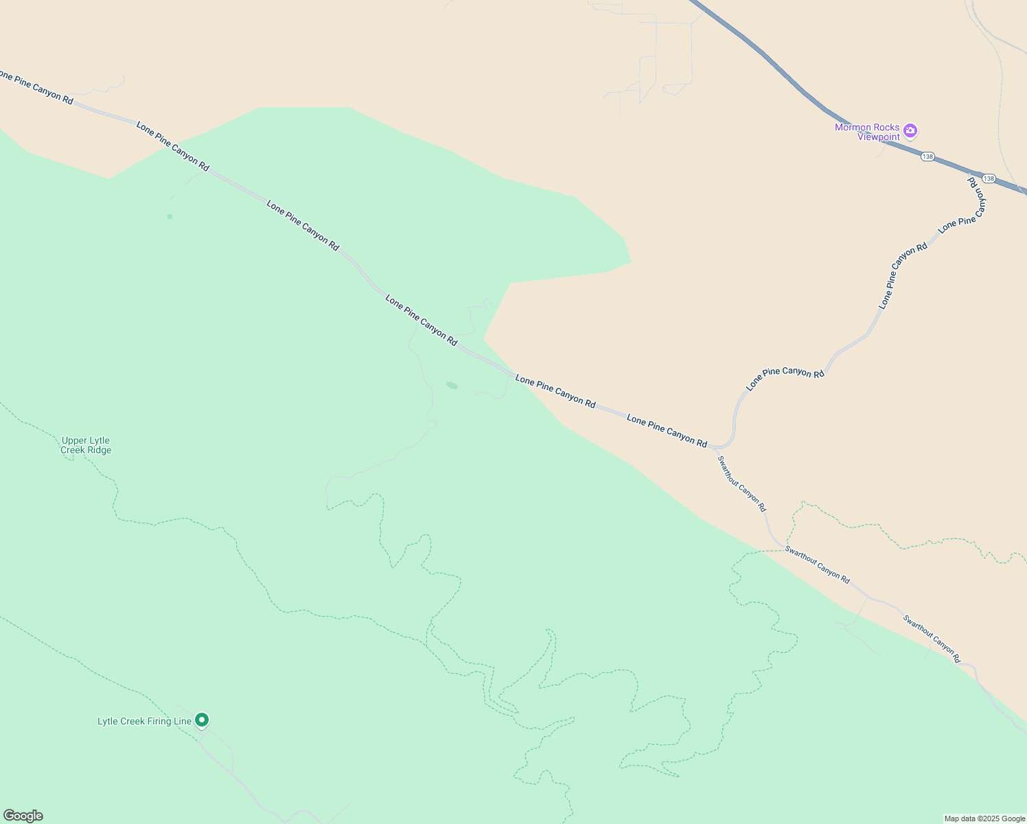 map of restaurants, bars, coffee shops, grocery stores, and more near 6201 Lone Pine Canyon Road in Wrightwood