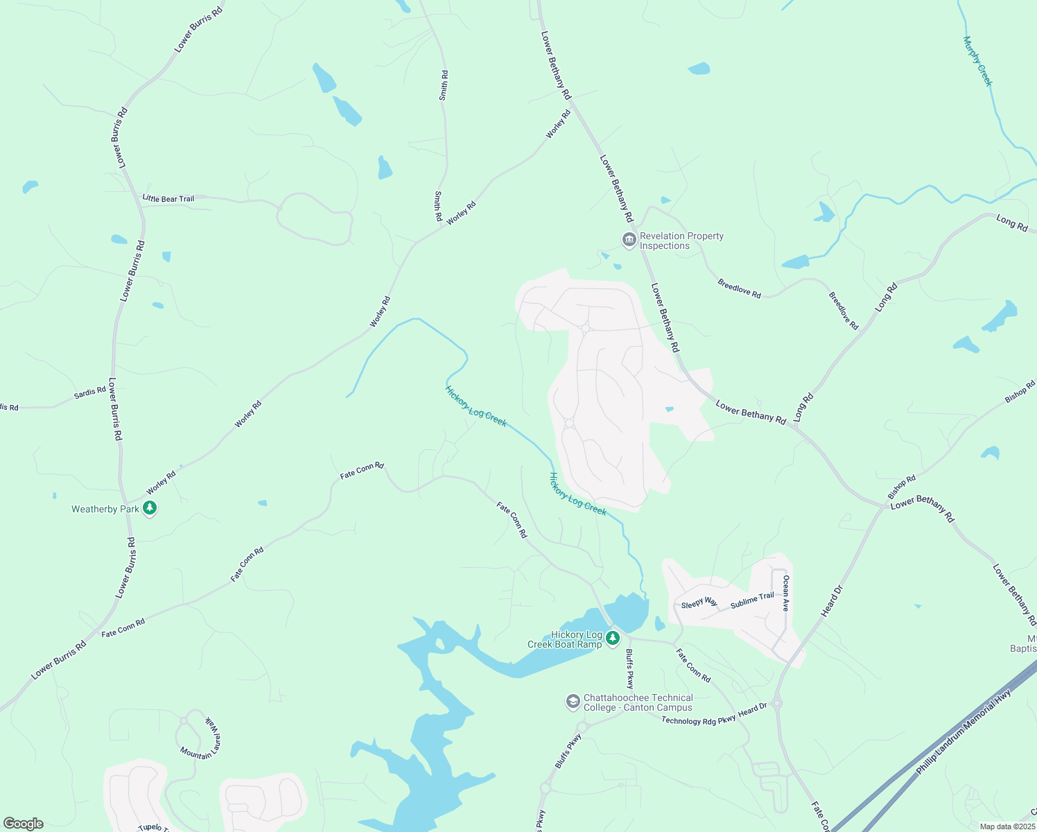 map of restaurants, bars, coffee shops, grocery stores, and more near 392 Denali Butte Terrace in Canton