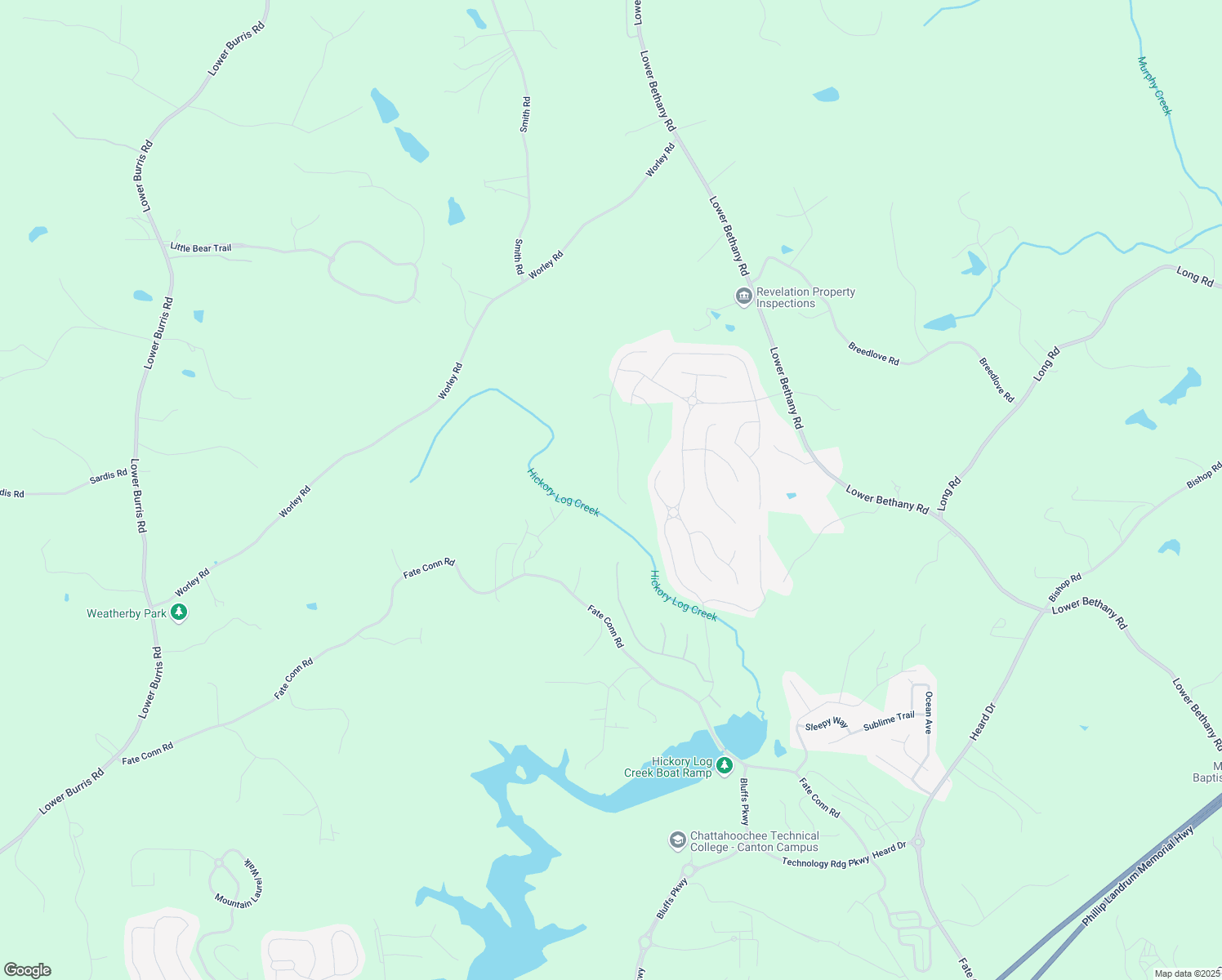 map of restaurants, bars, coffee shops, grocery stores, and more near 386 Denali Butte Terrace in Canton
