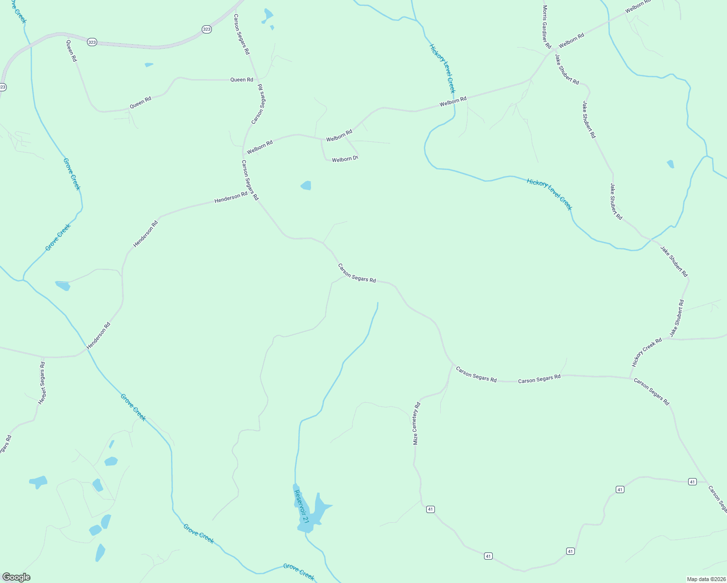 map of restaurants, bars, coffee shops, grocery stores, and more near 2033 Carson Segars Road in Maysville