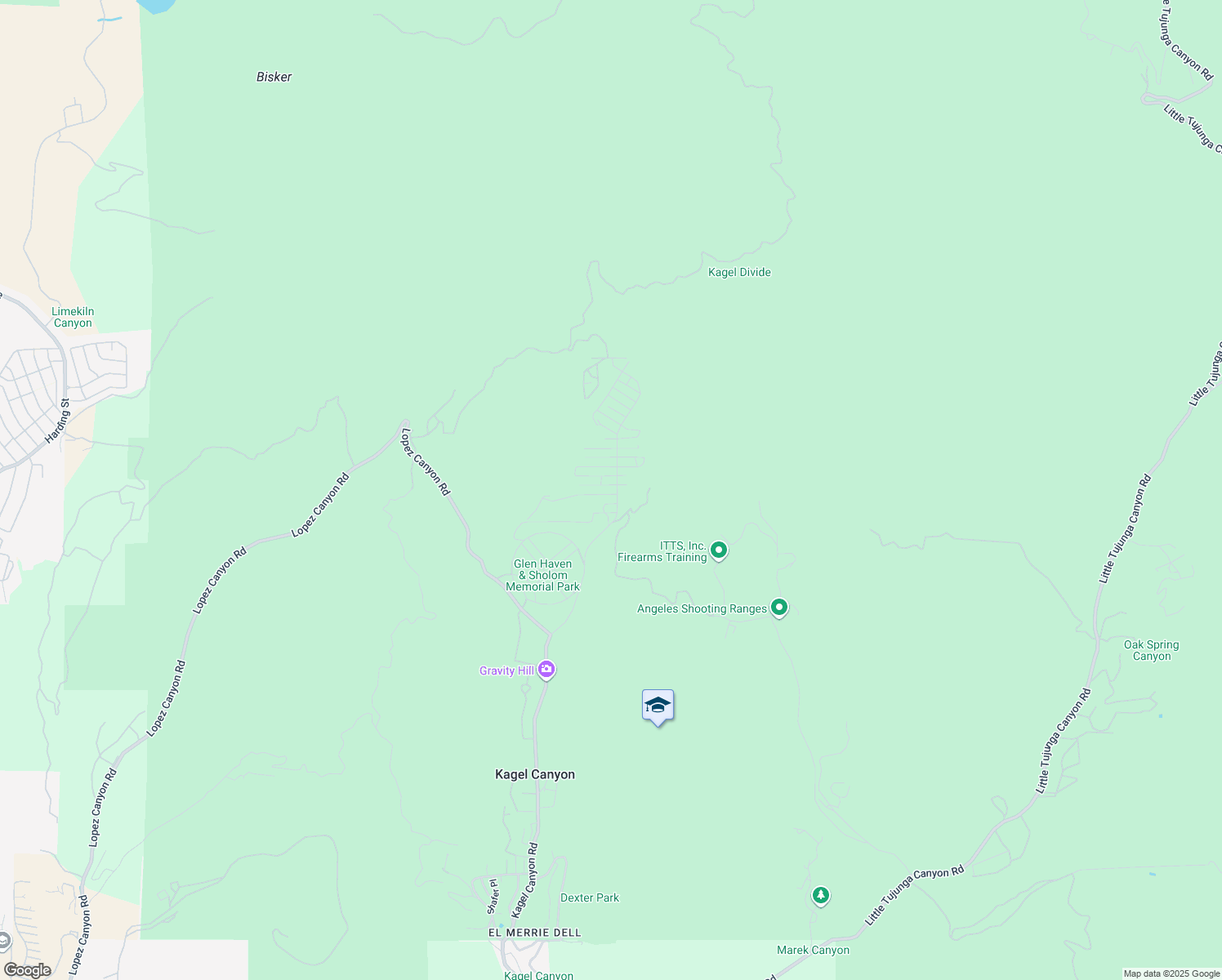 map of restaurants, bars, coffee shops, grocery stores, and more near 13433 Kagel Canyon Road in Los Angeles County