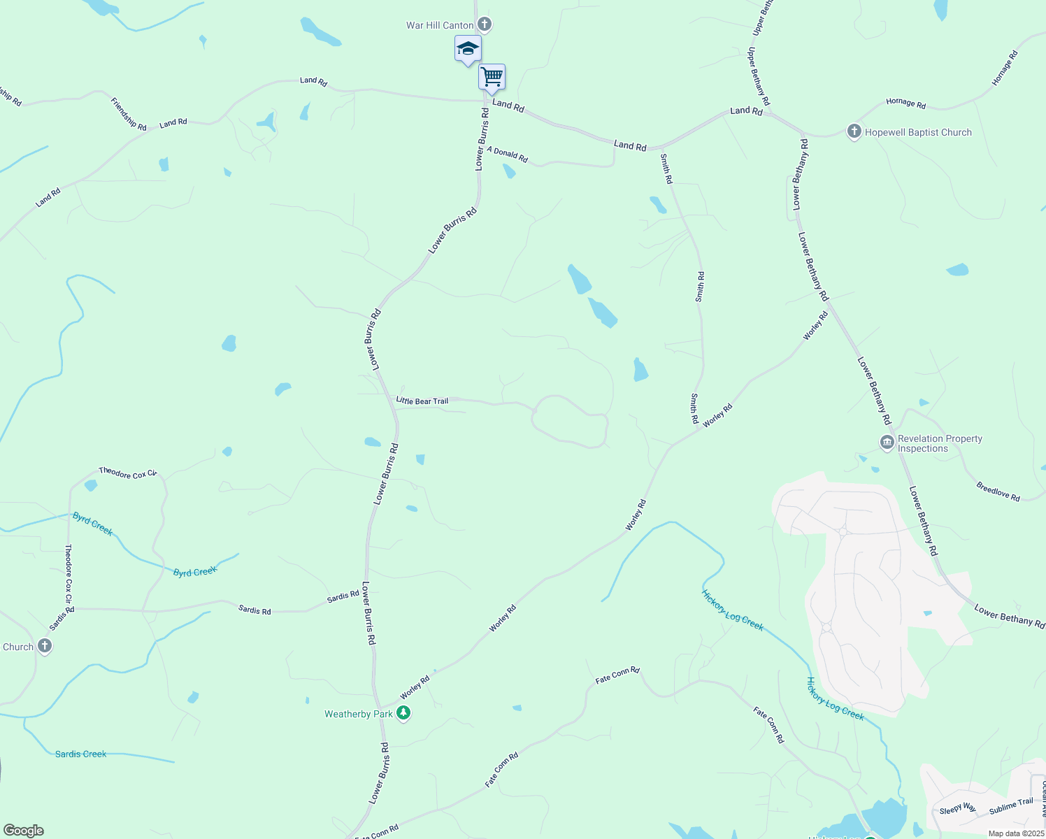 map of restaurants, bars, coffee shops, grocery stores, and more near 502 Black Horse Circle in Canton