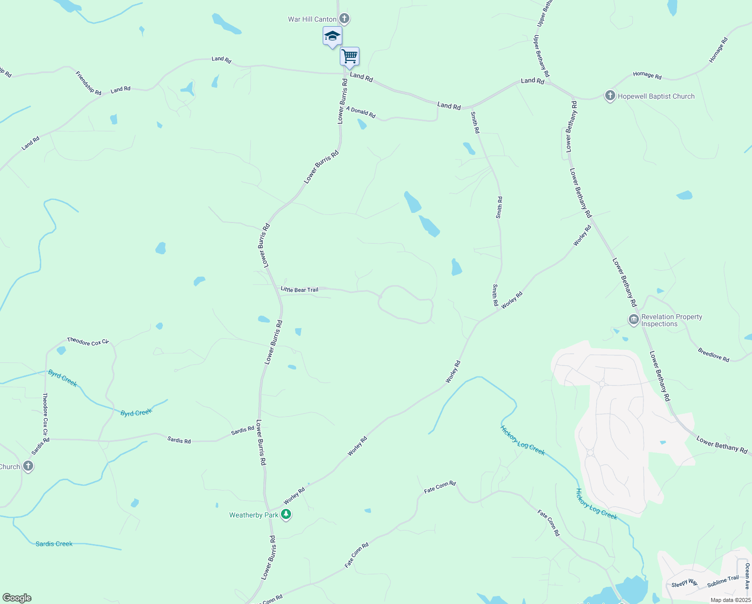 map of restaurants, bars, coffee shops, grocery stores, and more near 502 Black Horse Circle in Canton