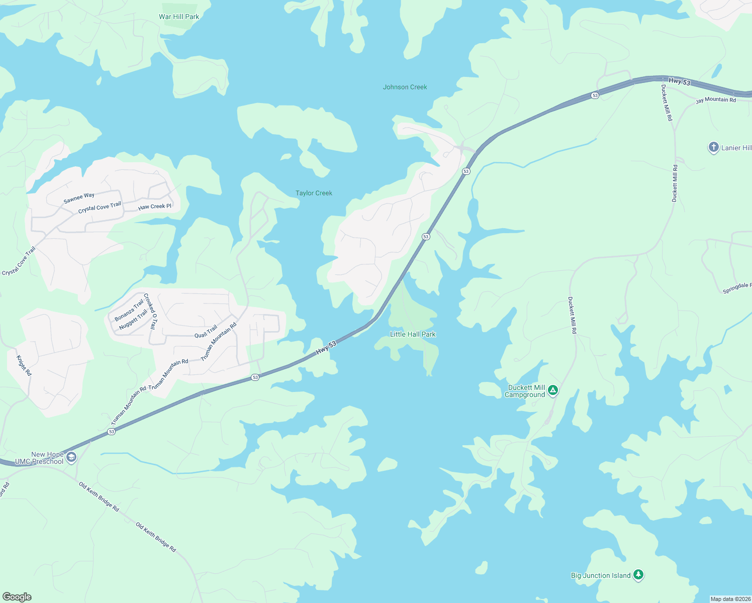 map of restaurants, bars, coffee shops, grocery stores, and more near 3855 Silver Brook Lane in Gainesville