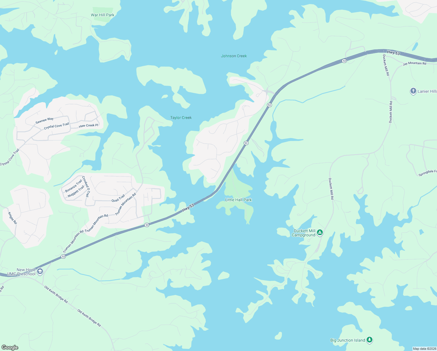 map of restaurants, bars, coffee shops, grocery stores, and more near 3855 Silver Brook Lane in Gainesville