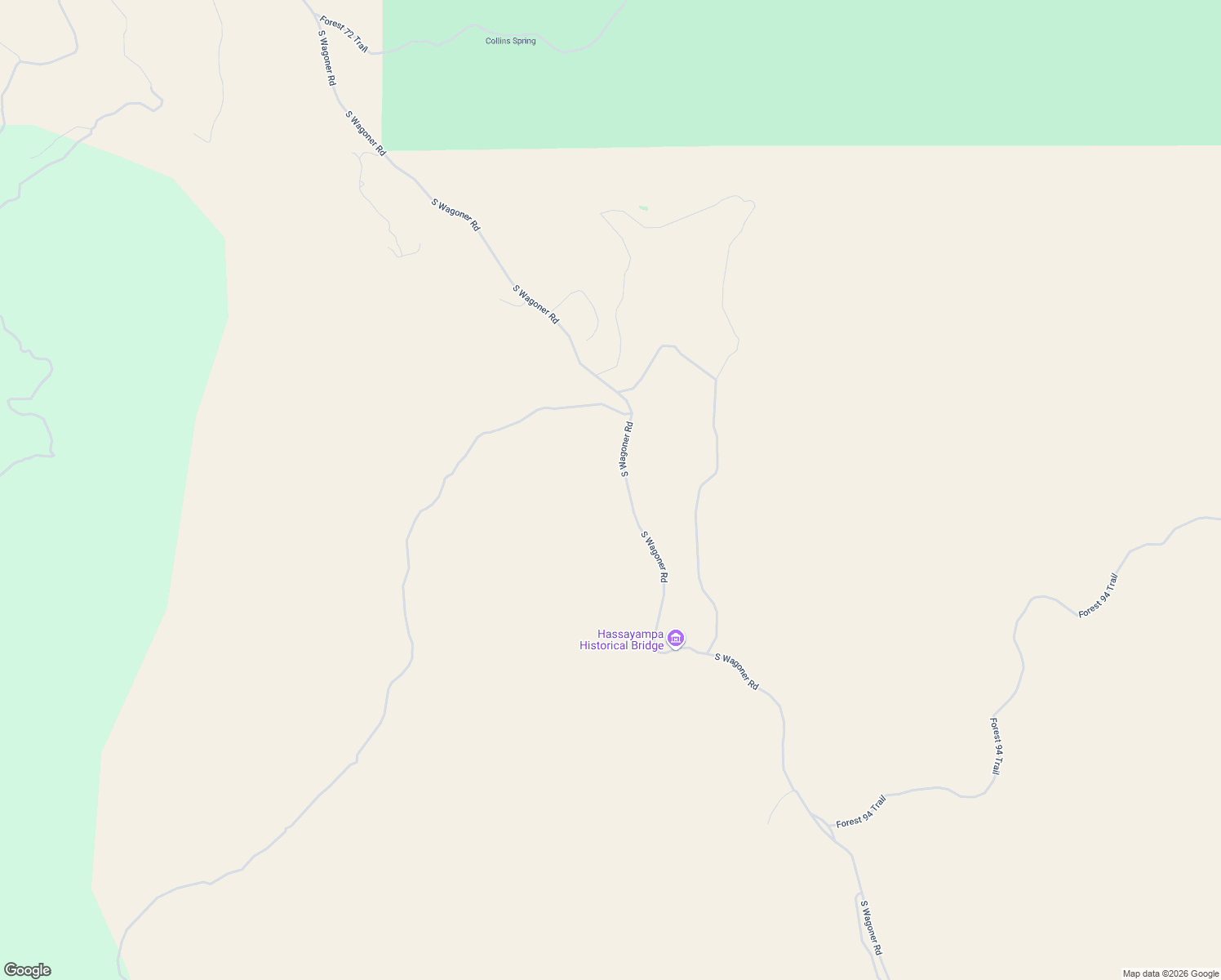 map of restaurants, bars, coffee shops, grocery stores, and more near South Wagoner Road in Yavapai County