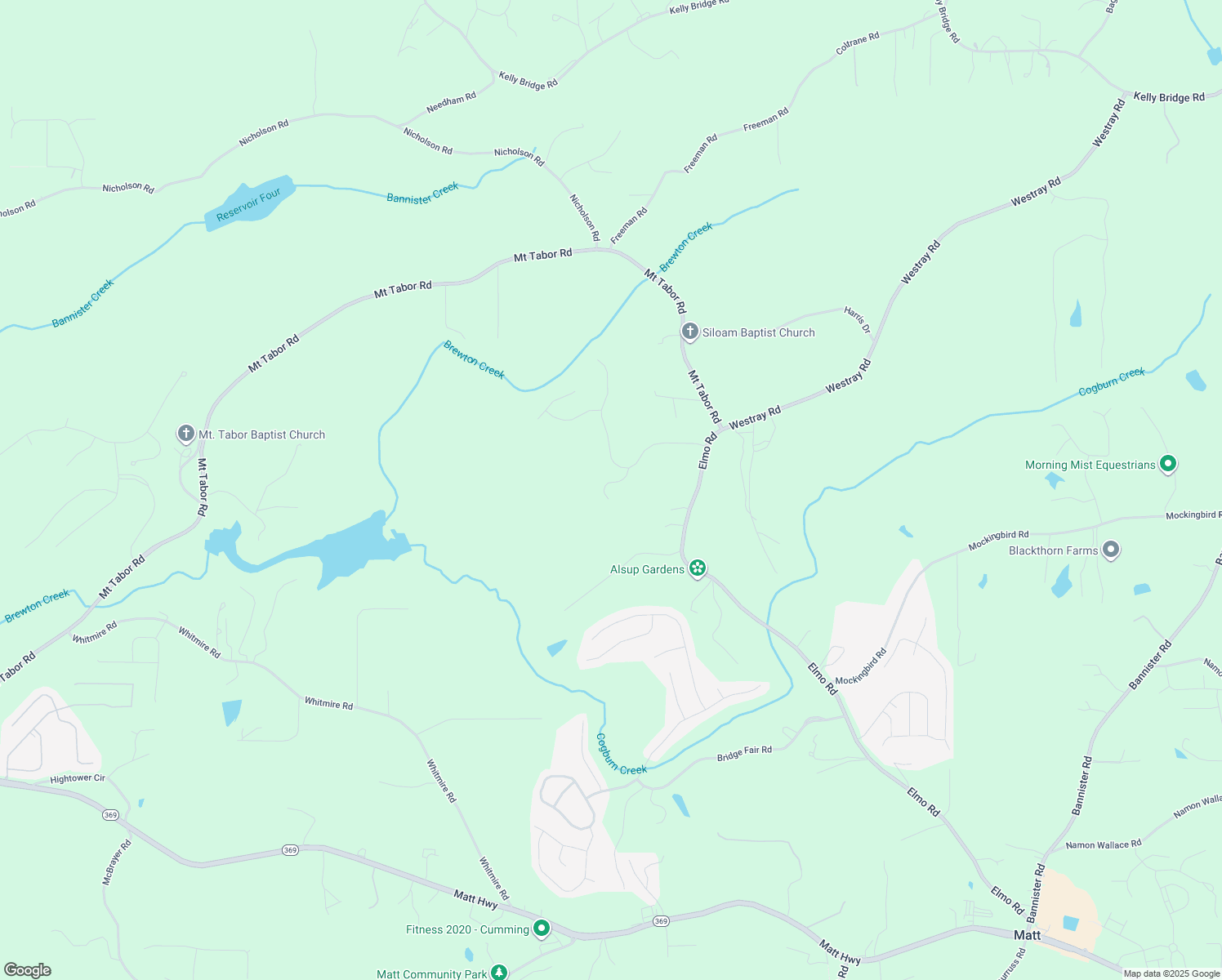 map of restaurants, bars, coffee shops, grocery stores, and more near 6850 Turning Leaf Court in Cumming