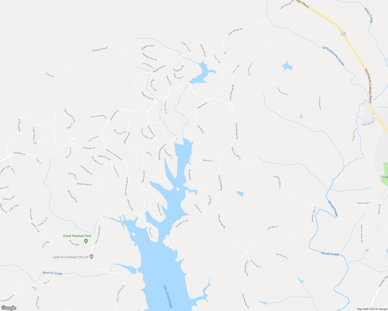 map of restaurants, bars, coffee shops, grocery stores, and more near 106 Bald Cypress Court in Waleska