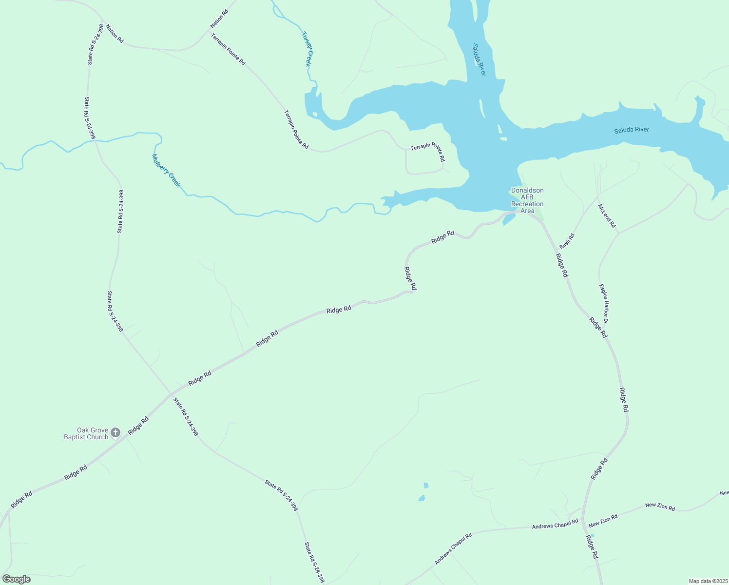 map of restaurants, bars, coffee shops, grocery stores, and more near 2210 Ridge Road in Hodges